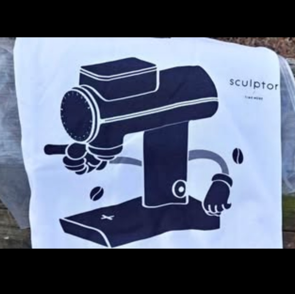 NEW Investor Promotional Tshirt from Sculptor by TimeMore Luxury Coffee Grinder